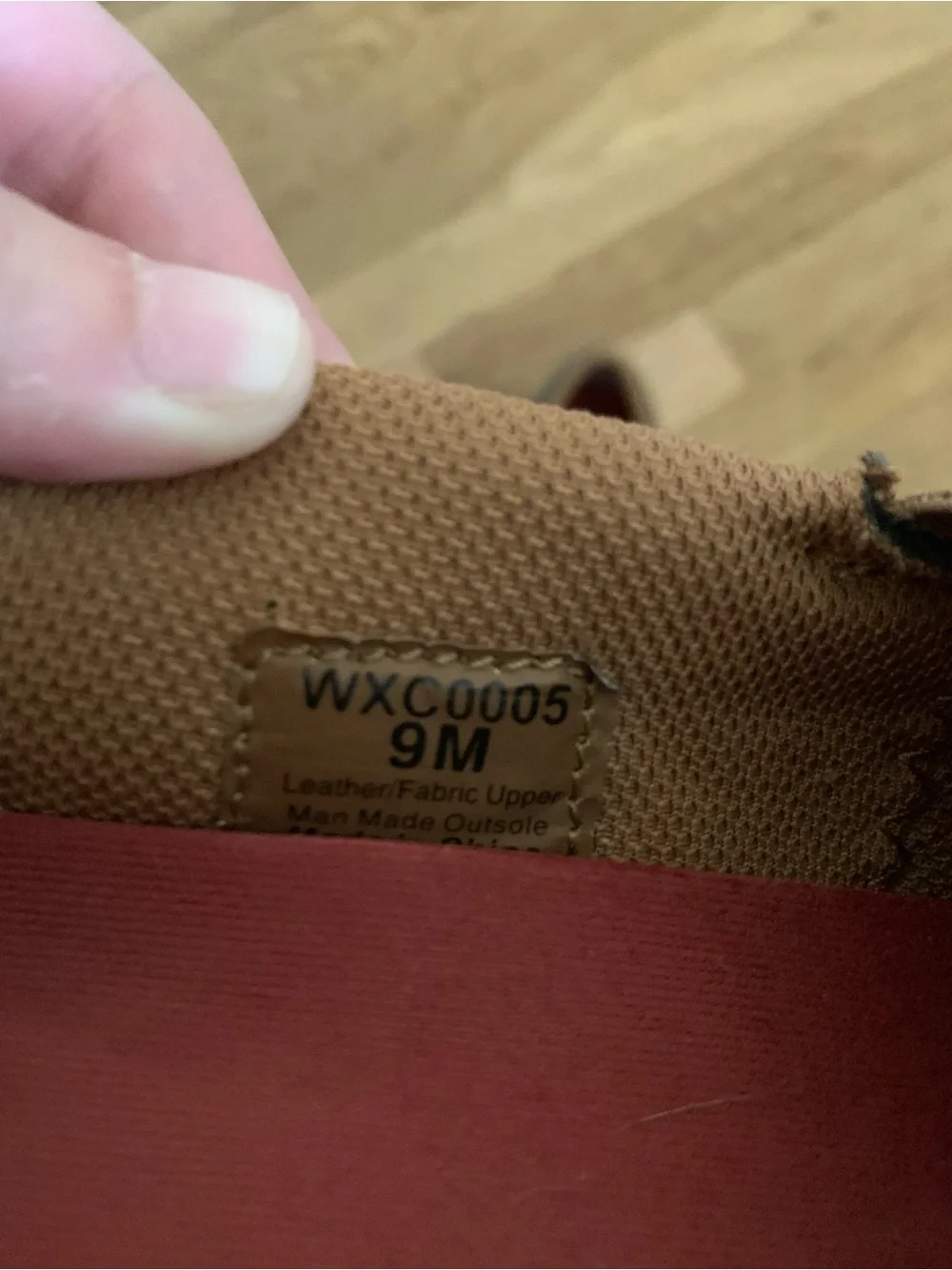Twisted X Brown Flats with Multicolor Woven Toe Panels
